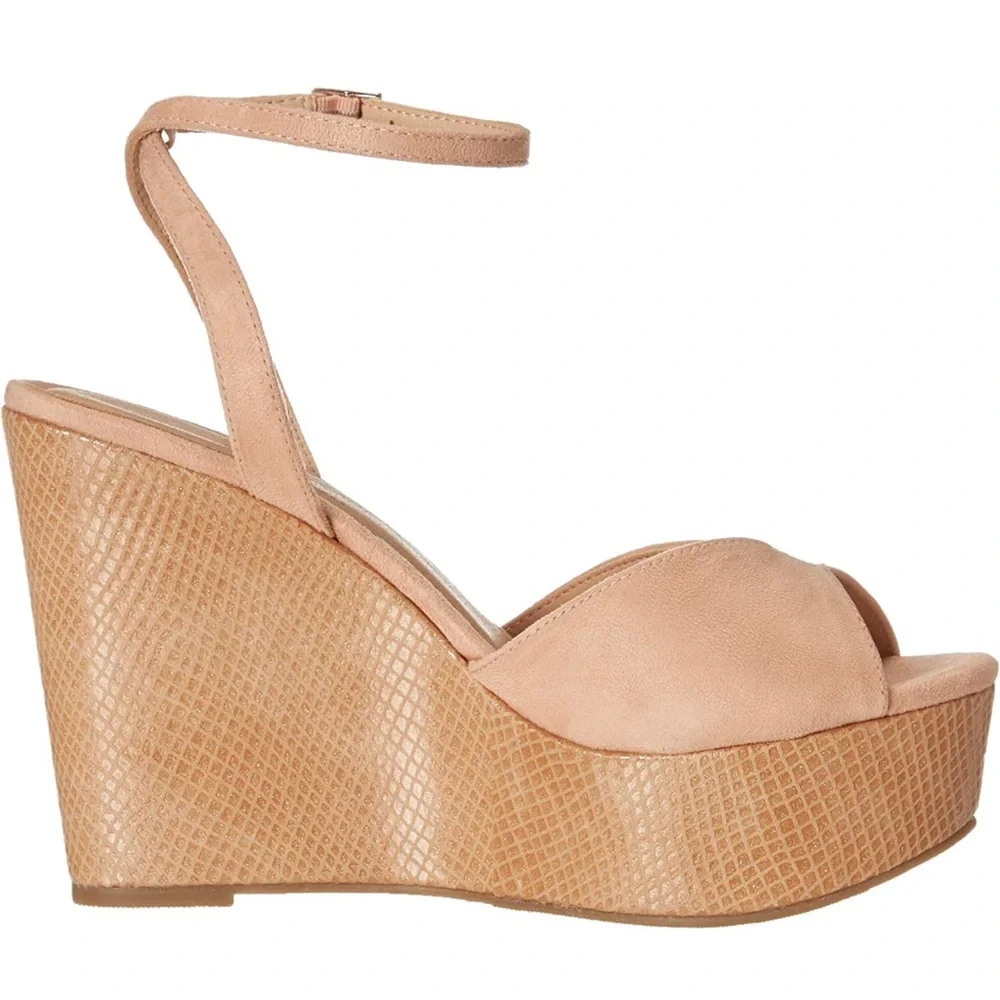 Chinese Laundry Women's Ankle Strap, Platform Wedge Sandal Sz 10M